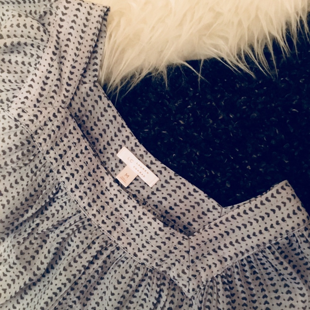 LC Lauren Conrad Peasant Top - M